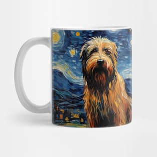 Briard dog painting Mug